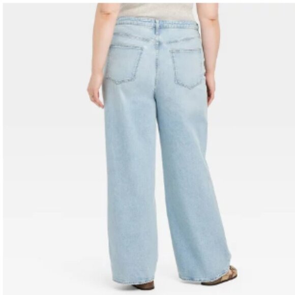 New Women's High Rise Flare Jeans / Size 14 Short - Picture 7 of 7